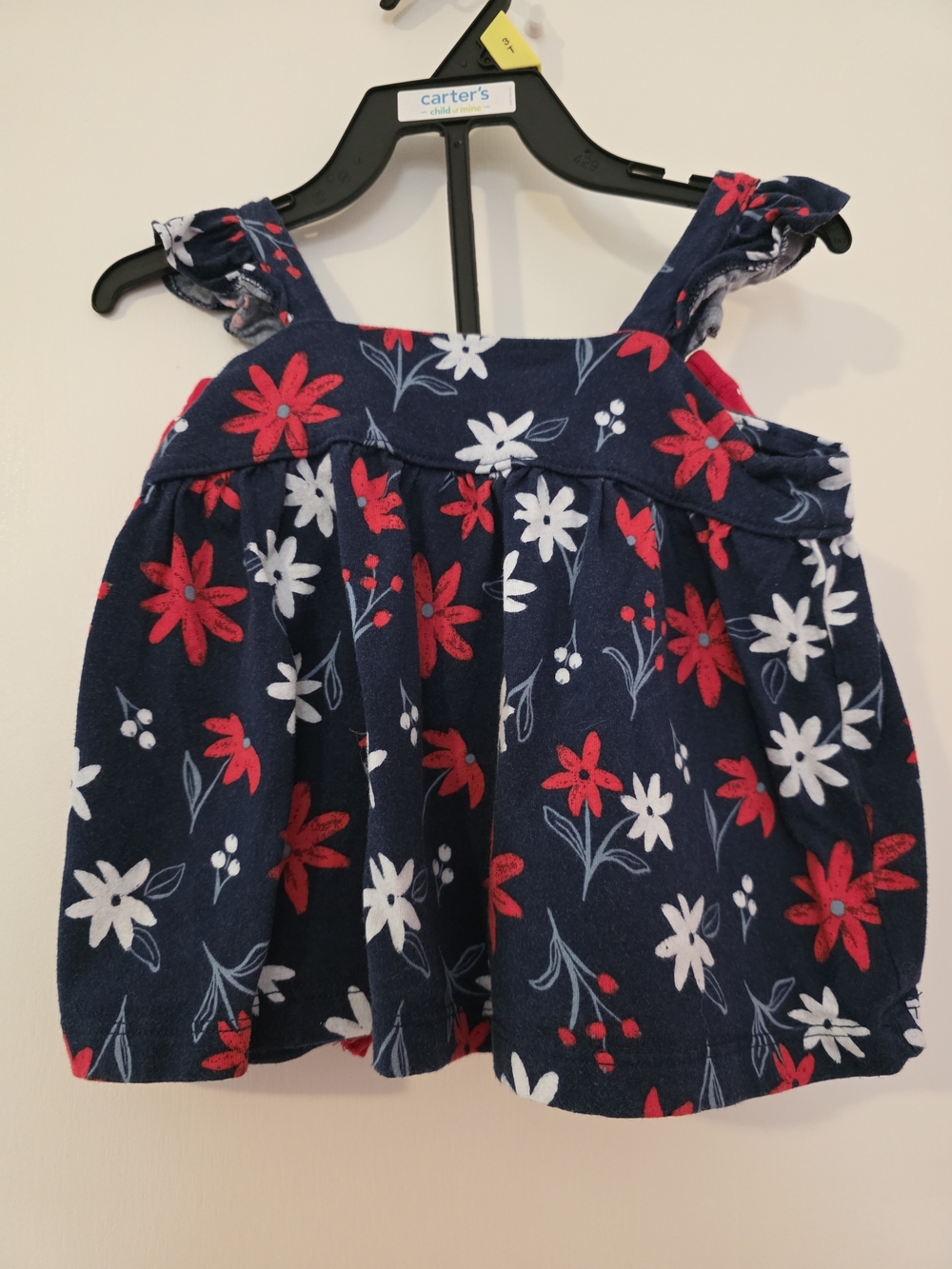 Carter's Navy Floral Toddler Set Red & White Flowers